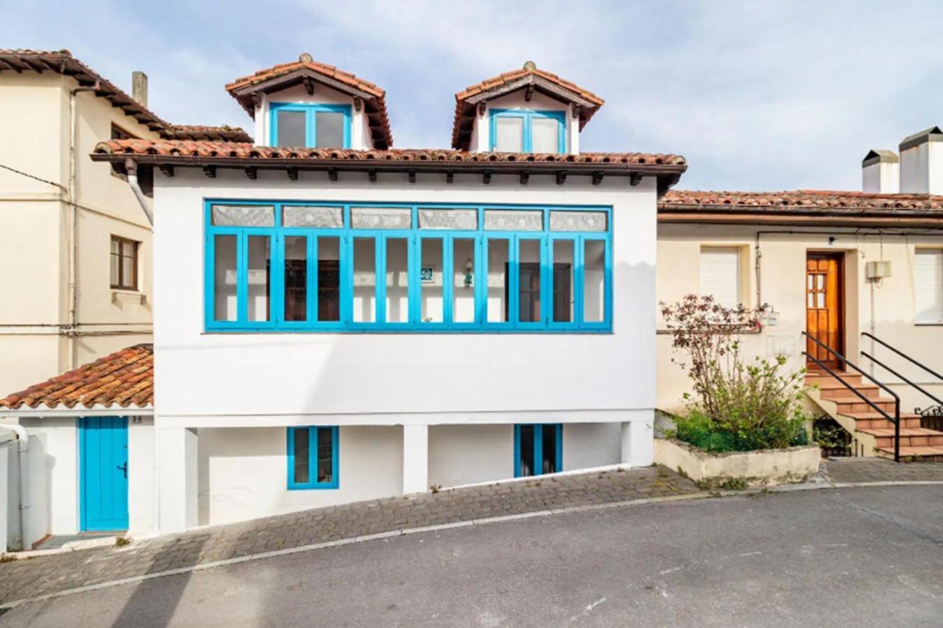 Casa marinera céntrica en Comillas Exterior foto